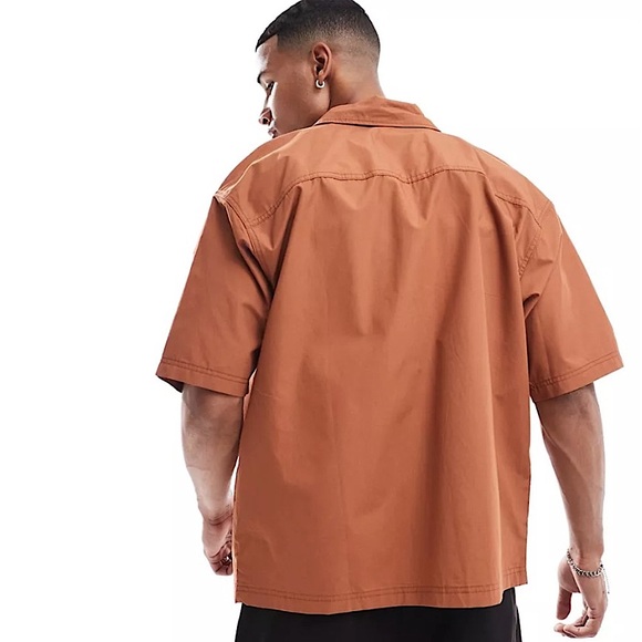 New Dickies 100% Cotton Flap-Pocket Shirt size M with tags BritishTan⭐️⭐️⭐️⭐️ - Picture 3 of 17